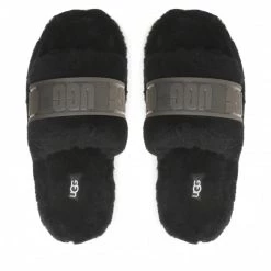 Femme Chaussons Ugg - W Fluffita Clear 1131971 Blk Noir -Promos Ugg Magasin 05 0000301231707 rz