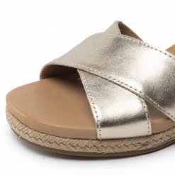 Femme Sandales UGG - W Eugenia 1128356 Pgmt Or -Promos Ugg Magasin 06 0000300314753 pa