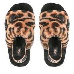 Femme Chaussons UGG - W Fluff Yeah Animal 1127073 Lbtt Marron -Promos Ugg Magasin 06 0000300314791 rz 1