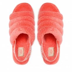 Femme Chaussons UGG - W Fluff Yeah Terry 1127116 Pblss Orange -Promos Ugg Magasin 06 0000300315002 rz