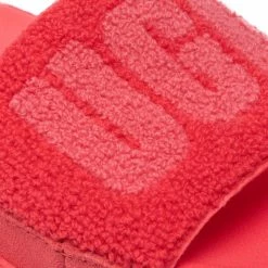Femme Mules / Sandales De Bain UGG - W Laton 1126350 Hpty Rouge -Promos Ugg Magasin 06 0000300315347 mk