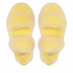 Femme Chaussons UGG - W Oh Yeah 1107953 Bpdd Jaune -Promos Ugg Magasin 06 0000300315651 rz