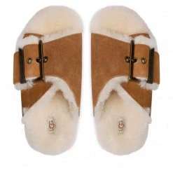 Femme Chaussons UGG - W Outslide Buckle 1125048 Ctsd Marron -Promos Ugg Magasin 06 0000300315712 rz