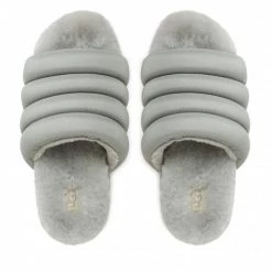 Femme Mules / Sandales De Bain UGG - W Maxi Slide 1126377 CBB Gris -Promos Ugg Magasin 06 0000300315767 rz