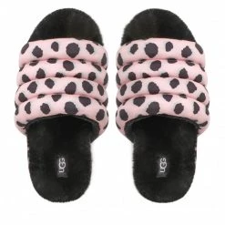 Femme Mules / Sandales De Bain UGG - W Maxi Slide Cheetah Print 1127074 Pslp Multicolore, Rose -Promos Ugg Magasin 06 0000300315774 rz