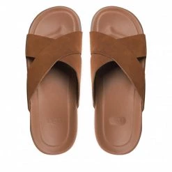 Homme Mules / Sandales De Bain UGG - M Wainscott Slide 1124902 Che Marron -Promos Ugg Magasin 06 0000300317914 rz