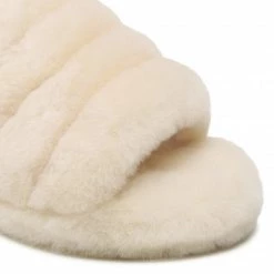 Unisexe Chaussons Ugg - K Fluff Yeah Slide 1098494K Nat Beige -Promos Ugg Magasin 06 0000301218388 rz