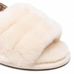 Enfant Chaussons Ugg - T Fluff Yeah Slide 1098579T Nat Beige -Promos Ugg Magasin 06 0000301220084 rz