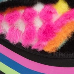 Femme Sandales UGG - W Disco Checks Slid 1130877 Blkm Multicolore -Promos Ugg Magasin 06 0000301231615 kt