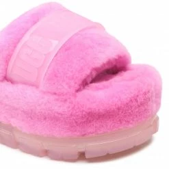 Femme Chaussons UGG - W Fluffita Clear 1131971 Crnt Rose -Promos Ugg Magasin 06 0000301231738 rz