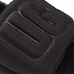 Femme Mules / Sandales De Bain Ugg - W Maxi Graphic Slide 1131992 Blk Noir -Promos Ugg Magasin 06 0000301231899 pl 1