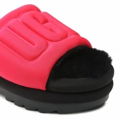 Femme Chaussons Ugg - W Maxi Graphic Slide 1131992 Rhbl Rose -Promos Ugg Magasin 06 0000301231943 rz