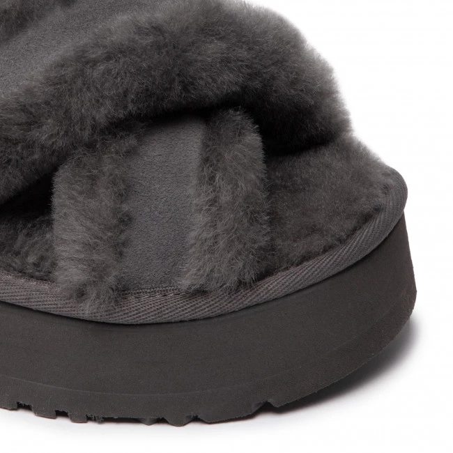 Femme Chaussons UGG - W Disco Cross Slide 1121550 Chrc Gris 8 Femme Chaussons UGG - W Disco Cross Slide 1121550 Chrc Gris – Image 6